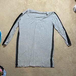 Victoria Secret Gray Long Sleeve Sleep Top